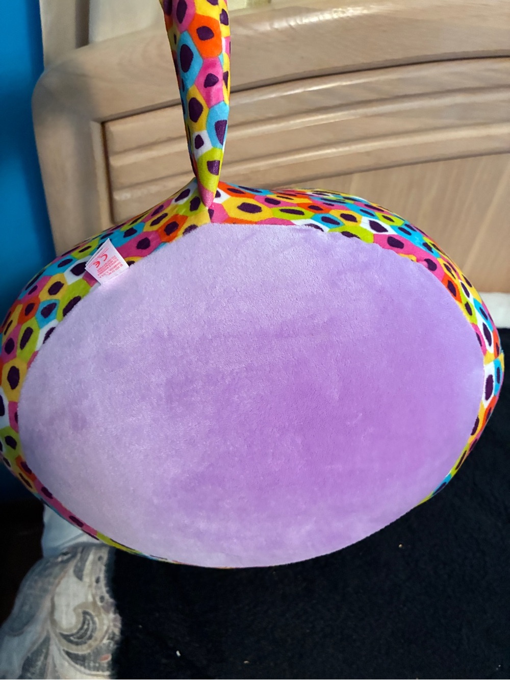 Ty Colorful Leopard Print Unicorn Plush Pillow - Picture 6 of 8
